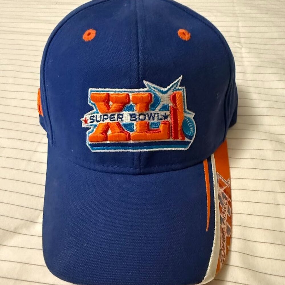 New Super‎ Bowl XLI NFL Feb 4 2007 Colts Bears Manning MVP Ball Cap